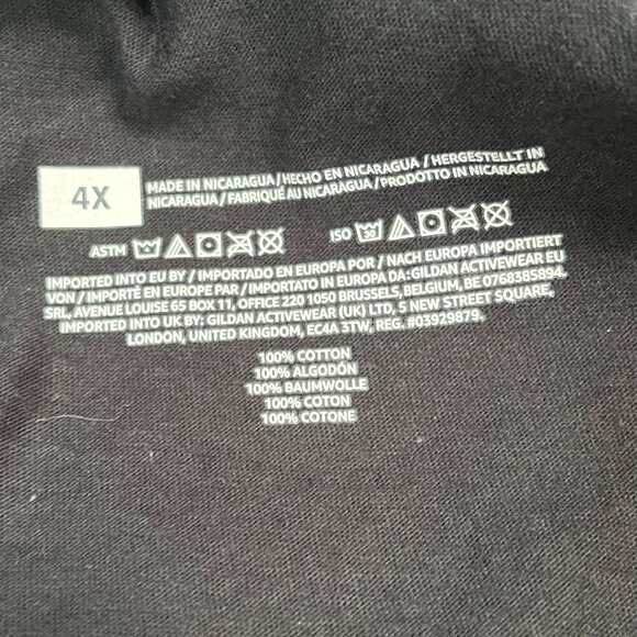 Candy Queen Short Sleeve Black Graphic T‎ Shirt Halloween Easter Size 4X NEW - Picture 3 of 3